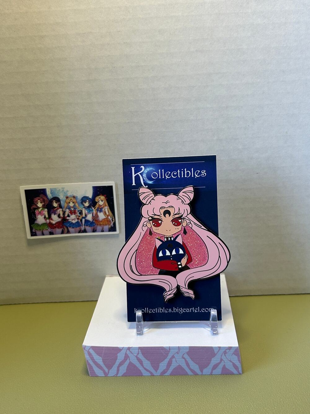 Sailor Moon Pin Anime S2 Heart x KCollectibles Black Lady Wicked Lady
